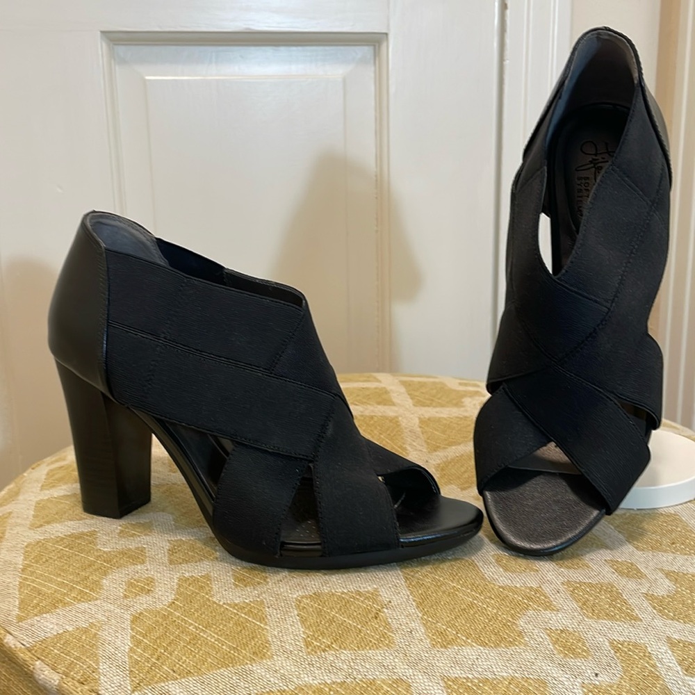 Life Stride Flex, 8M, Black Heels